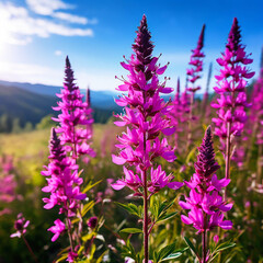 Naklejka premium flowers in the garden