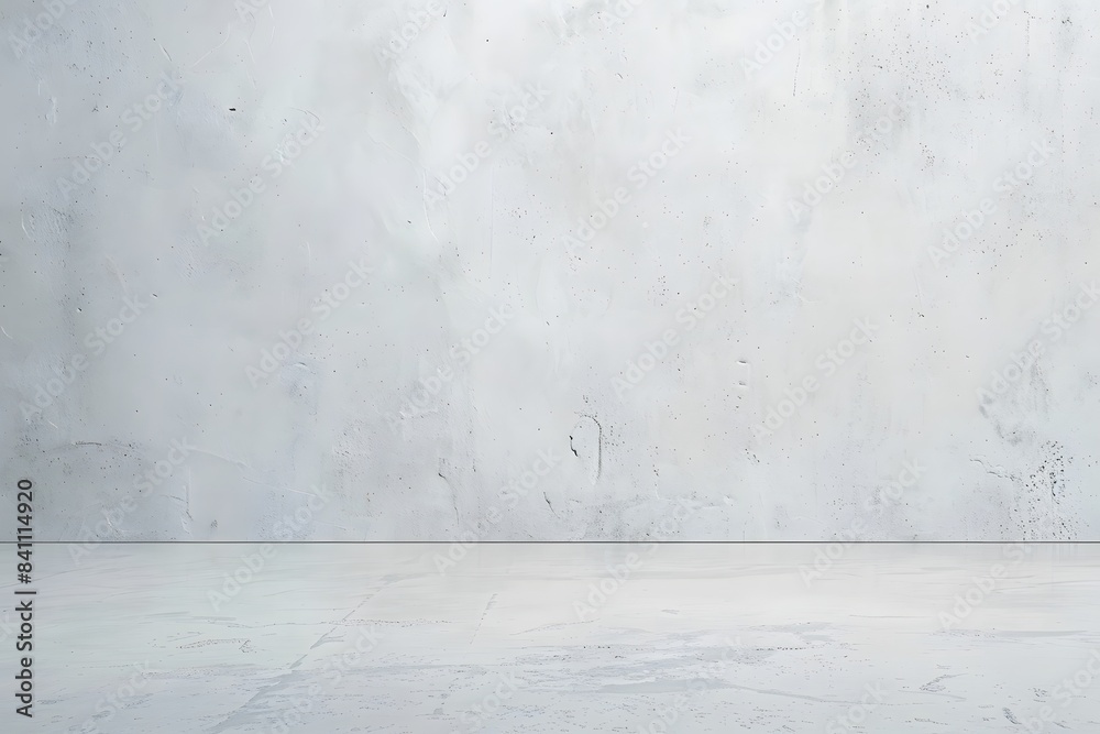 Wall mural Minimalist White Concrete Wall Background