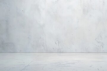 Fototapeta premium Minimalist White Concrete Wall Background
