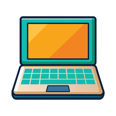 Laptop Vector Illustration Icon