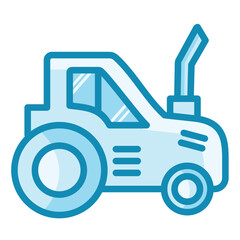 Obraz premium Tractor Icon