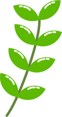 Cute Leaves Illustration