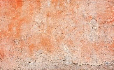 Naklejka premium Peach Colored Wall Texture Close Up Top View