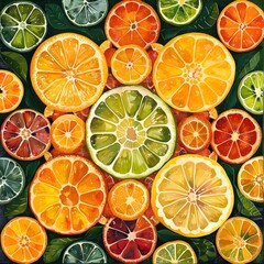 Dazzling Citrus Kaleidoscope A Vibrant Display of Diversity and Joy