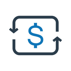Money transaction icon