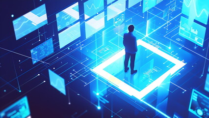 illustration of dashboard and file analysis folder