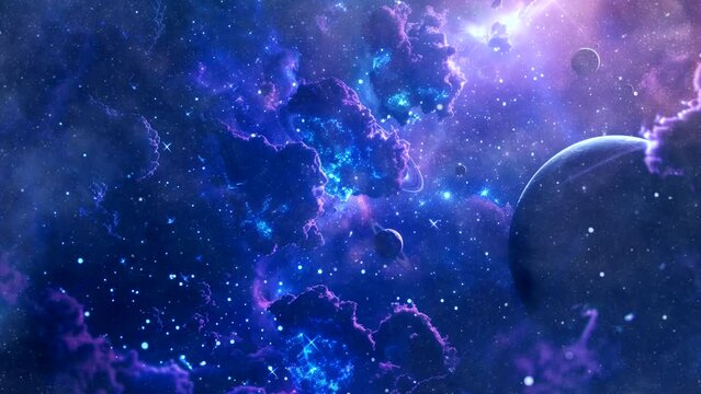 galaxy space background video looping seamless 4k quality