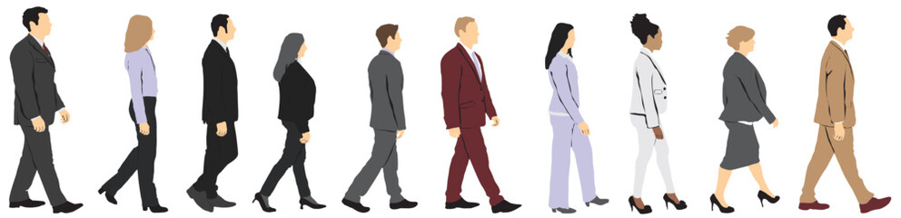 Fototapeta premium business set full isolated