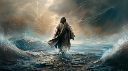 Jesus Walking on the Water &ndash; Miraculous Biblical Scene