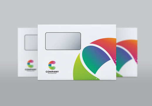 Creative Colorful B5 Envelope Layout