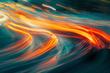 abstract technology particle of light background