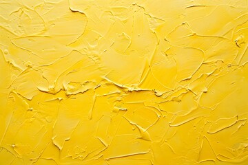 Abstract Yellow Plaster Wall Texture Background