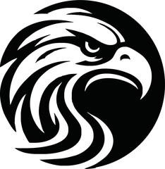 Eagle head icon logo vector