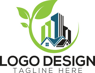 Eco real estate logo