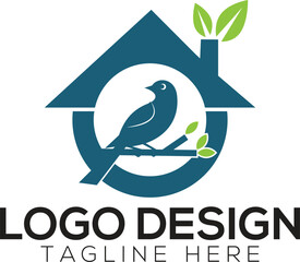 Bird house logo