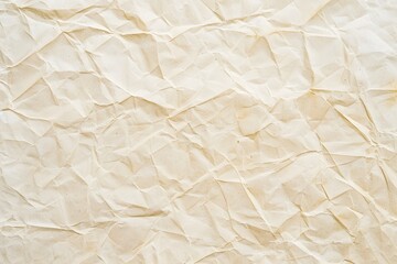 Fototapeta premium High Resolution Beige Crumpled Paper Texture