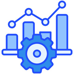 Development Blue Color Icon