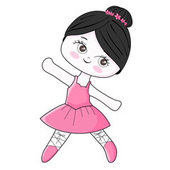 Cute cartoon children in various poses and personalities