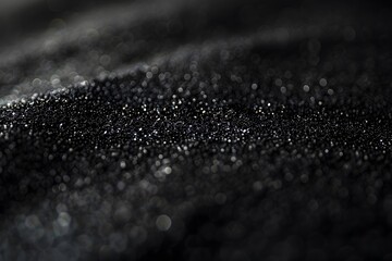 Abstract Black Glitter Texture Background