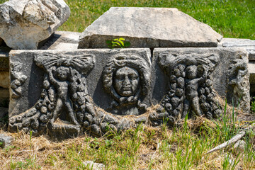The Aphrodite of Aphrodisias (Afrodisias) combined aspects of a local Anatolian, archaic fertility goddess with those of the Hellenic Aphrodite, goddess of love and beauty. Geyre, Karacasu Aydin 