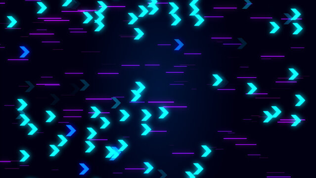 Chevrons and Lines Background