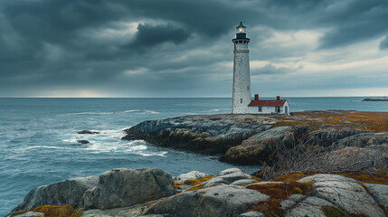 Naklejka premium Welttag des Leuchtturms Internationaler Tag des Leuchtturm am 07. August Generative AI