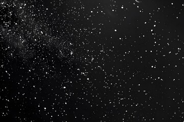 Black Background with White Specks Like Stars