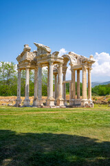 The Aphrodite of Aphrodisias (Afrodisias) combined aspects of a local Anatolian, archaic fertility goddess with those of the Hellenic Aphrodite, goddess of love and beauty. Geyre, Karacasu Aydin 