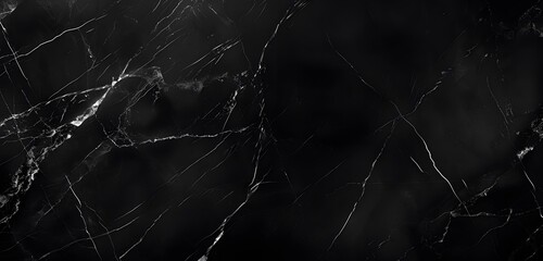 Elegant Black Marble Background Texture