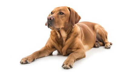 Obraz premium Cavador clearly photo on white background , 