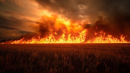 Dynamic Fire Breeze in Marketing Campaign - Creative Concept for Advertisement Growth