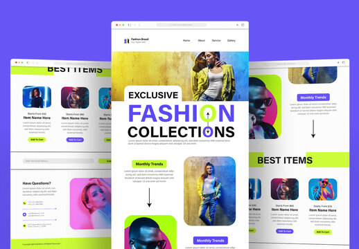 Urban Modern Minimal Fashion Email Newsletter Template