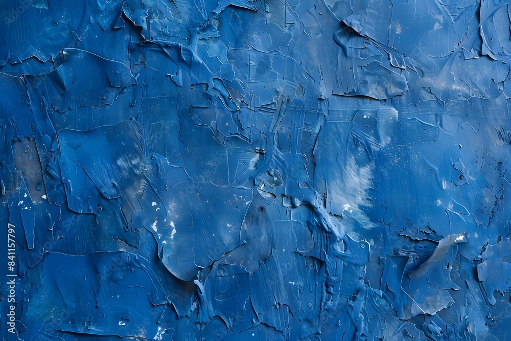 Poster Abstract Blue Wall Texture Background