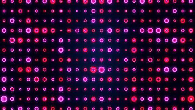 Circles 2 Colors Looping Background