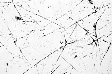 Abstract White Background With Random Scratches