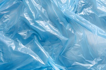 Obraz premium Light Blue Plastic Bag Texture Background