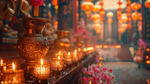 no people, photography, buddhism, color image, temple - building, outdoors, day, buddha's birthday, vesak day, spirituality, cultures, travel destinations, decoration, famous place, horizontal, vietna