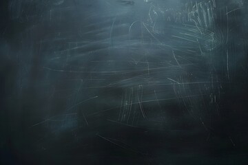 Dark Blackboard Texture with Smudged and Blurred Scratches