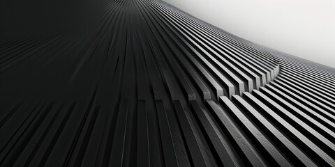 Fototapeta premium Fractal sharp lines illustration graphic resources wide background banner colorful cool design, generated ai 