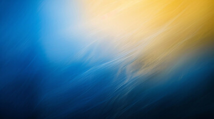 Obraz premium Abstract background with a subtle gradient transitioning from deep blue to bright yellow, creating a smooth and calming effect.