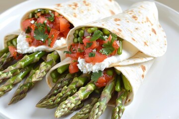 Scrumptious Asparagus and Cream Cheese Roll-Up Wraps