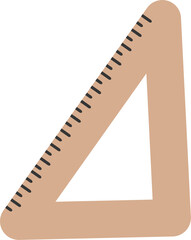 Back to school element vector flat illustration. School stationary