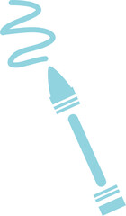 Back to school element vector flat illustration. School stationary