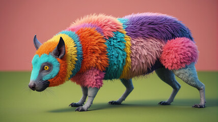 Eccentric Domestic Fauna: Bizarre Beasts Adding Quirkiness to Daily Life, Generative AI