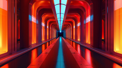 Surveillance Aesthetics: Kinetic Art Depicting Displayports in Dystopian Setting