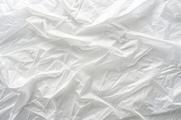 Obraz premium White Plastic Wrap Texture Background Mockup