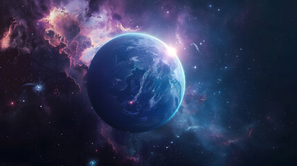 Fototapeta premium Beautiful space background