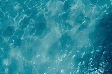 Obraz premium Light Blue Water Texture with Soft Focus
