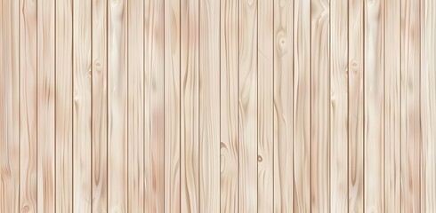 Naklejka premium Light Brown Wooden Wall Background Seamless Texture