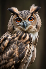 eagle owl, generated by artificial intelligence